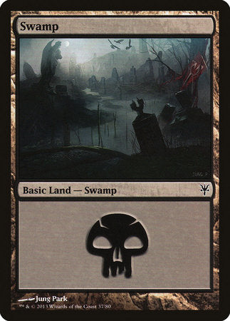 Swamp (37) [Duel Decks: Sorin vs. Tibalt] | Exor Games Summserside