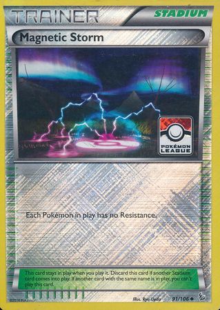 Magnetic Storm (91/106) (League Promo) [XY: Flashfire] | Exor Games Summserside