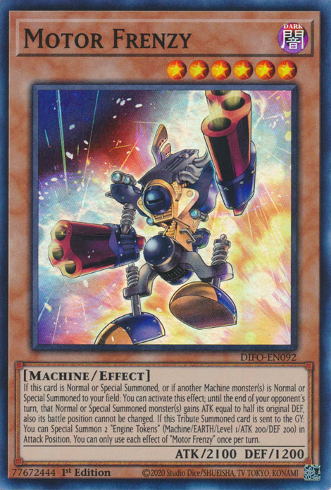 Motor Frenzy [DIFO-EN092] Super Rare | Exor Games Summserside