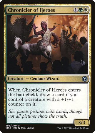 Chronicler of Heroes [Iconic Masters] | Exor Games Summserside