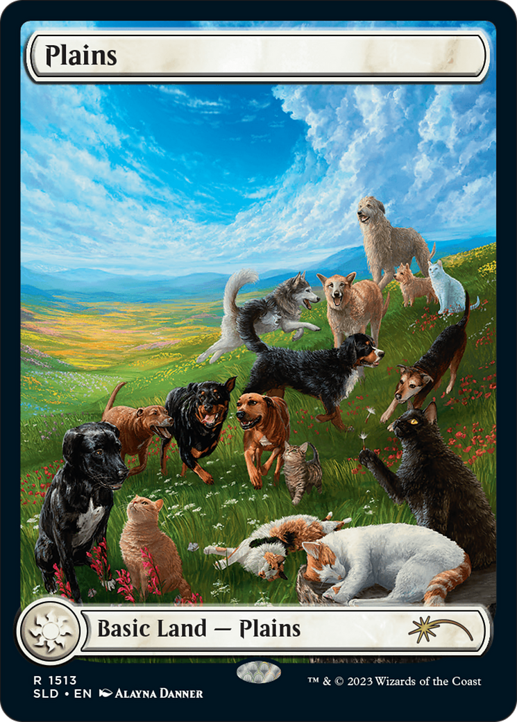 Plains (1513) [Secret Lair Commander Deck: Raining Cats and Dogs] | Exor Games Summserside