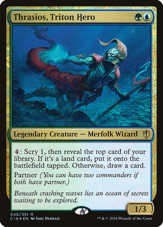 Thrasios, Triton Hero [Commander 2016] | Exor Games Summserside