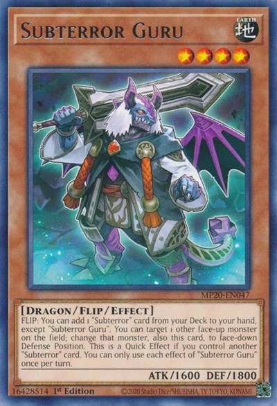 Subterror Guru [MP20-EN047] Rare | Exor Games Summserside