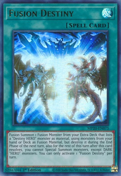 Fusion Destiny [MP20-EN075] Ultra Rare | Exor Games Summserside