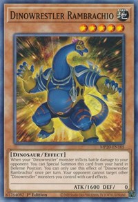 Dinowrestler Rambrachio [MP20-EN105] Common | Exor Games Summserside