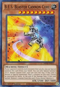 B.E.S. Blaster Cannon Core [MP20-EN111] Common | Exor Games Summserside