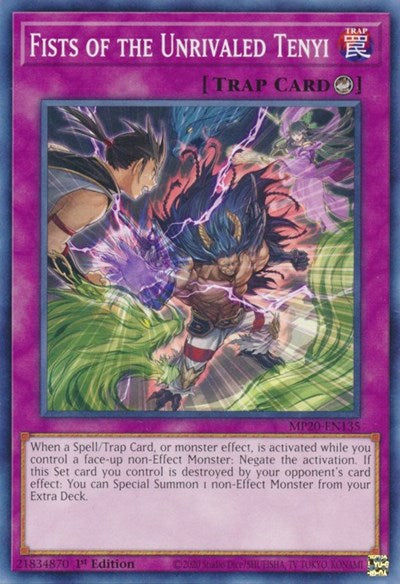 Fists of the Unrivaled Tenyi [MP20-EN135] Common | Exor Games Summserside