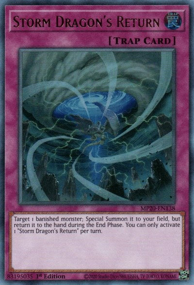 Storm Dragon's Return [MP20-EN138] Ultra Rare | Exor Games Summserside