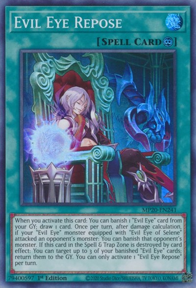 Evil Eye Repose [MP20-EN241] Super Rare | Exor Games Summserside