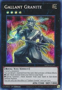 Gallant Granite [MP20-EN167] Prismatic Secret Rare | Exor Games Summserside