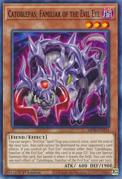 Catoblepas, Familiar of the Evil Eye [MP20-EN234] Common | Exor Games Summserside