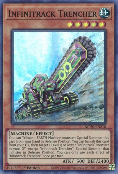 Infinitrack Trencher [MP20-EN210] Super Rare | Exor Games Summserside