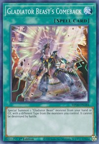 Gladiator Beast's Comeback [MP20-EN184] Common | Exor Games Summserside