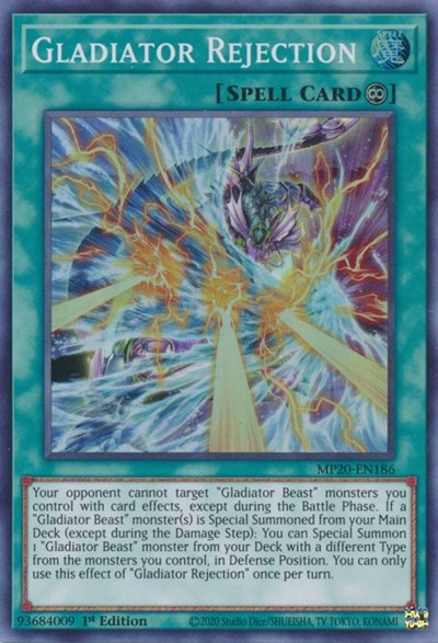 Gladiator Rejection [MP20-EN186] Super Rare | Exor Games Summserside