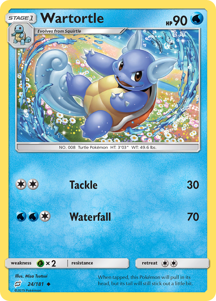 Wartortle (24/181) [Sun & Moon: Team Up] | Exor Games Summserside