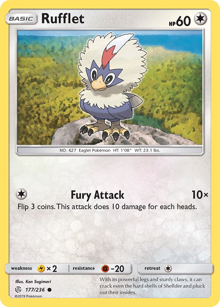 Rufflet (177/236) [Sun & Moon: Cosmic Eclipse] | Exor Games Summserside