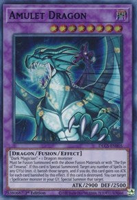 Amulet Dragon (Blue) [DLCS-EN005] Ultra Rare | Exor Games Summserside