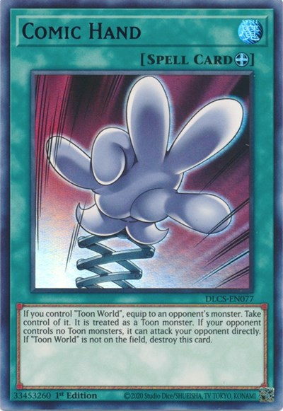 Comic Hand (Purple) [DLCS-EN077] Ultra Rare | Exor Games Summserside
