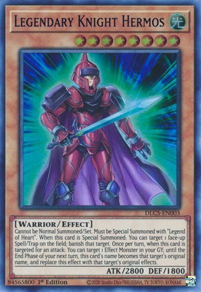 Legendary Knight Hermos (Blue) [DLCS-EN003] Ultra Rare | Exor Games Summserside