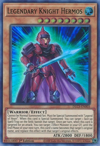 Legendary Knight Hermos (Green) [DLCS-EN003] Ultra Rare | Exor Games Summserside