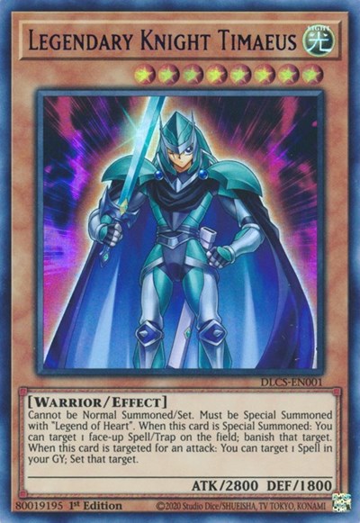 Legendary Knight Timaeus (Blue) [DLCS-EN001] Ultra Rare | Exor Games Summserside