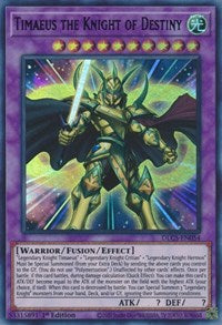 Timaeus the Knight of Destiny (Green) [DLCS-EN054] Ultra Rare | Exor Games Summserside