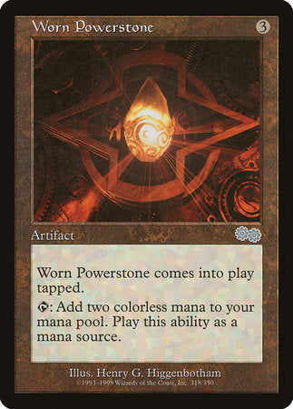 Worn Powerstone [Urza's Saga] | Exor Games Summserside