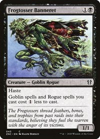 Frogtosser Banneret [Zendikar Rising Commander] | Exor Games Summserside