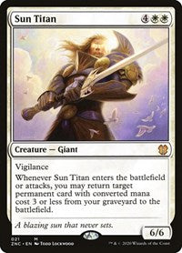 Sun Titan [Zendikar Rising Commander] | Exor Games Summserside