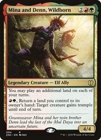 Mina and Denn, Wildborn [Zendikar Rising Commander] | Exor Games Summserside