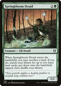 Springbloom Druid [Zendikar Rising Commander] | Exor Games Summserside