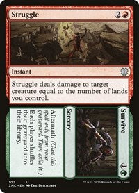Struggle // Survive [Zendikar Rising Commander] | Exor Games Summserside