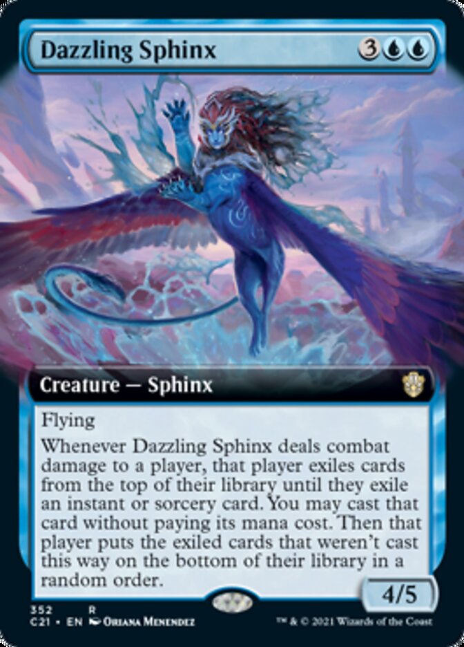 Dazzling Sphinx (Extended) [Commander 2021] | Exor Games Summserside