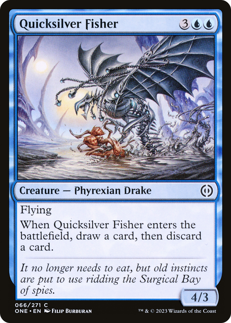 Quicksilver Fisher [Phyrexia: All Will Be One] | Exor Games Summserside