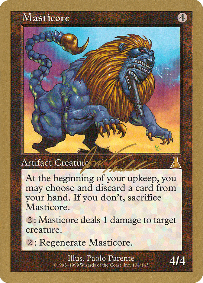 Masticore (Jon Finkel) [World Championship Decks 2000] | Exor Games Summserside