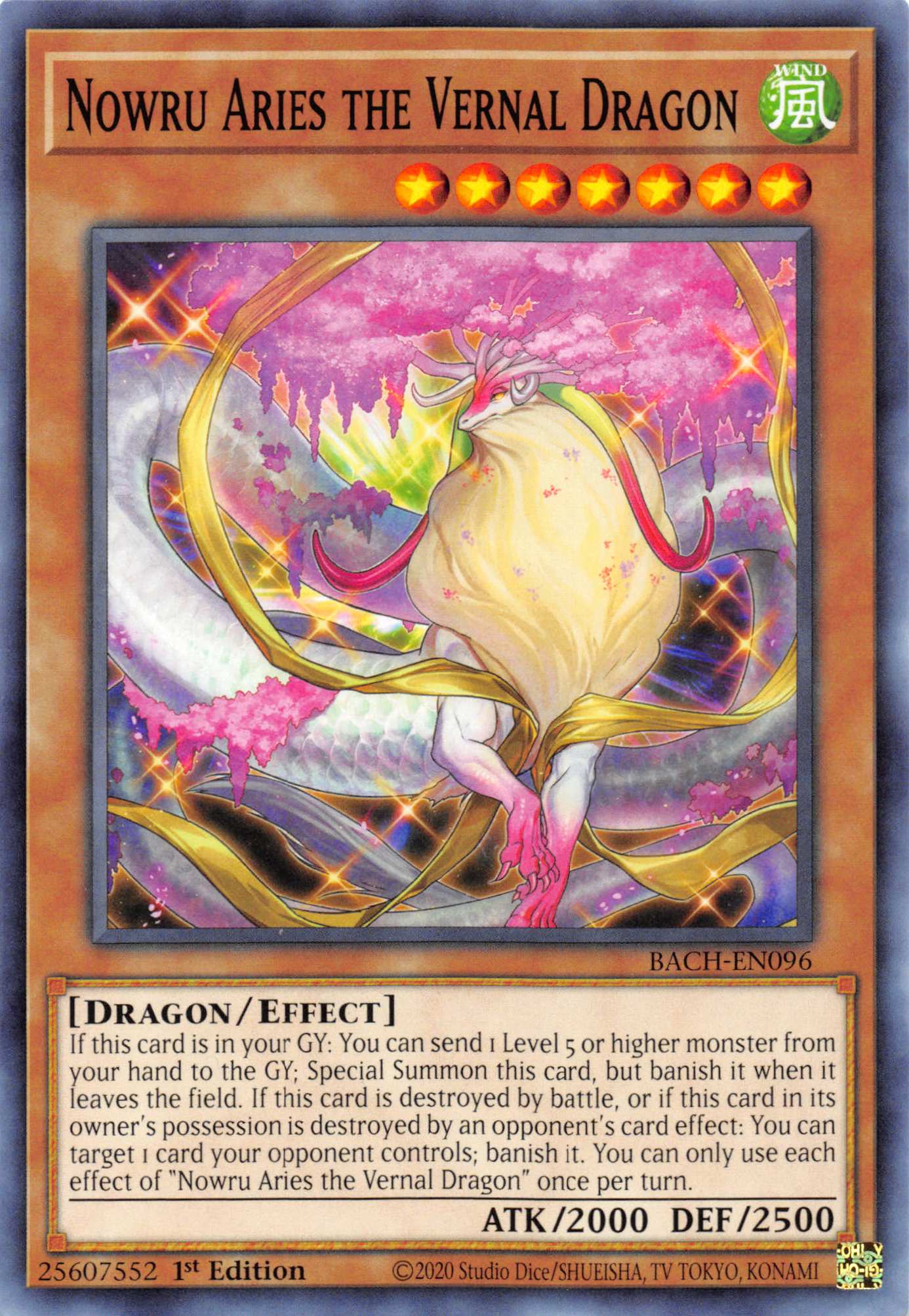 Nowru Aries the Vernal Dragon [BACH-EN096] Common | Exor Games Summserside