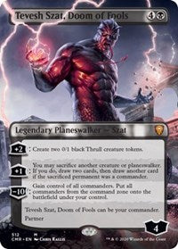 Tevesh Szat, Doom of Fools (Extended Art) [Commander Legends] | Exor Games Summserside