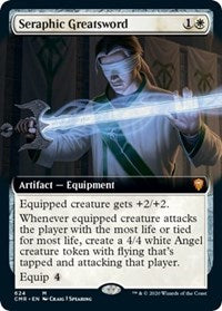 Seraphic Greatsword (Extended Art) [Commander Legends] | Exor Games Summserside