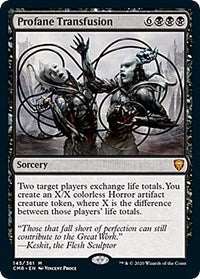Profane Transfusion [Commander Legends] | Exor Games Summserside