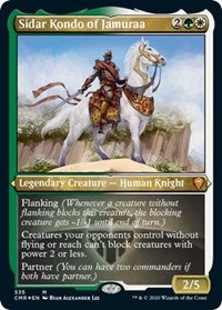 Sidar Kondo of Jamuraa (Foil Etched) [Commander Legends] | Exor Games Summserside