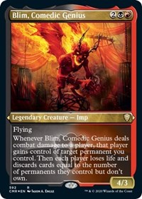 Blim, Comedic Genius (Foil Etched) [Commander Legends] | Exor Games Summserside