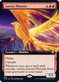 Aurora Phoenix (Extended Art) [Commander Legends] | Exor Games Summserside