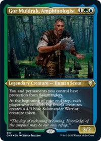 Gor Muldrak, Amphinologist (Foil Etched) [Commander Legends] | Exor Games Summserside