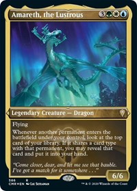 Amareth, the Lustrous (Foil Etched) [Commander Legends] | Exor Games Summserside