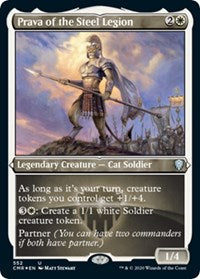 Prava of the Steel Legion (Foil Etched) [Commander Legends] | Exor Games Summserside