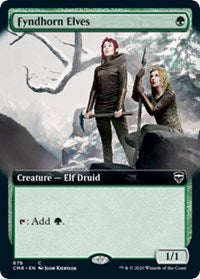 Fyndhorn Elves (Extended Art) [Commander Legends] | Exor Games Summserside