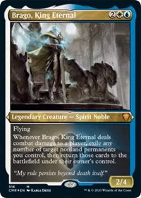 Brago, King Eternal (Foil Etched) [Commander Legends] | Exor Games Summserside