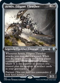 Armix, Filigree Thrasher (Foil Etched) [Commander Legends] | Exor Games Summserside