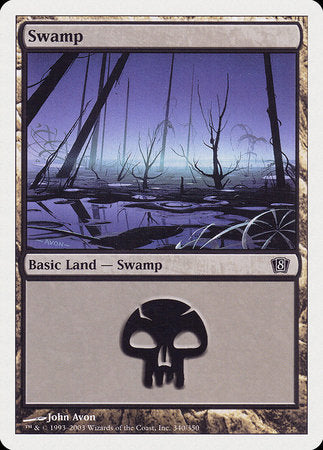 Swamp (340) [Eighth Edition] | Exor Games Summserside