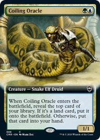 Coiling Oracle (Extended Art) [Commander Legends] | Exor Games Summserside